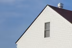 Aerial View of what a gable end looks like