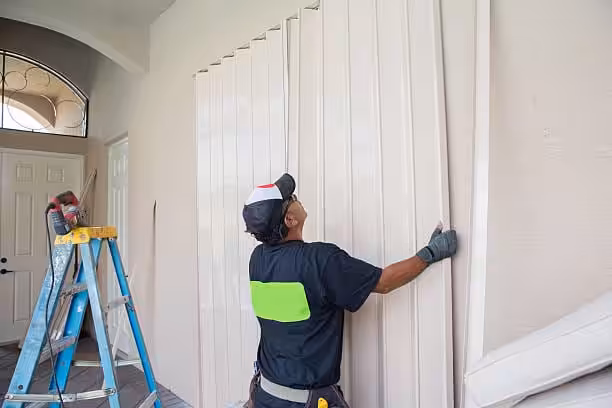 Hurricane retrofit shutter installation