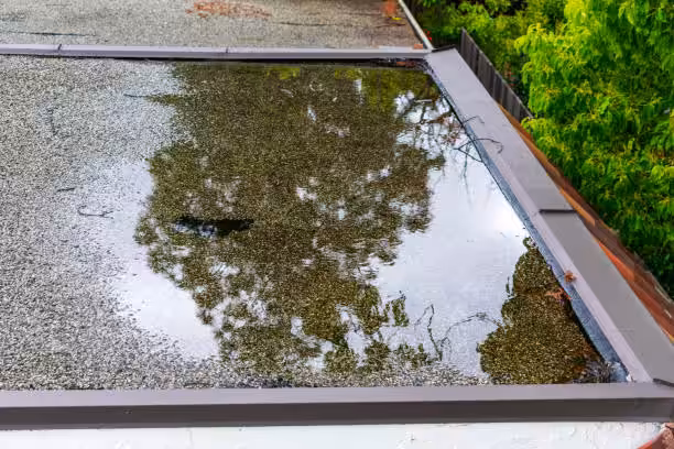Flat roof drainage problems Jupiter FL cost