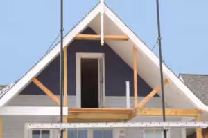 Gable end bracing inspection in Florida.