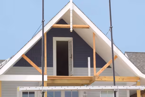 Gable end bracing inspection in Florida.