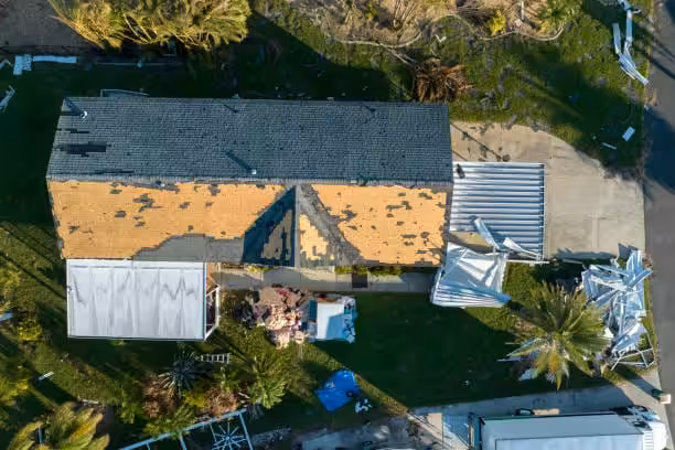 Seasonal roof damage repair cost.