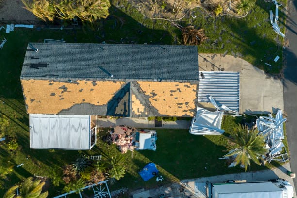 Seasonal roof damage repair cost.